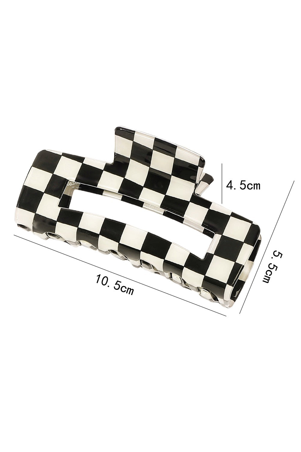 Checkered Hair Clip RTS