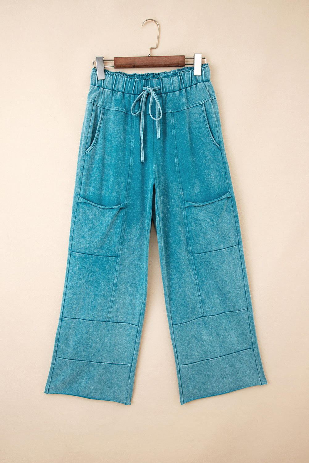 Mineral Wash Raw Hem Pants LT