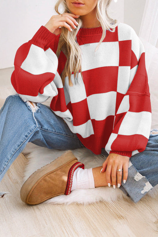 Checkered Sweater RTS
