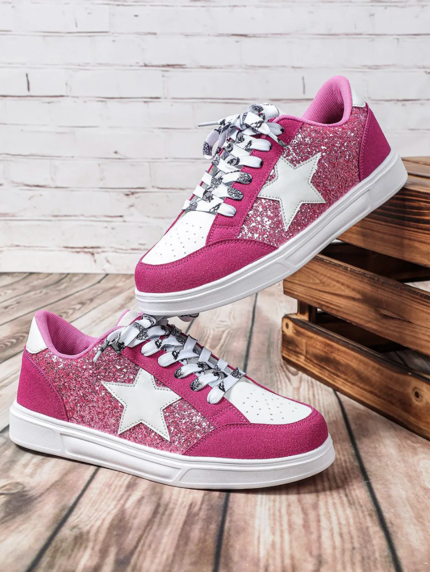 Glitter Star Sneakers **Multiple Colors** FB