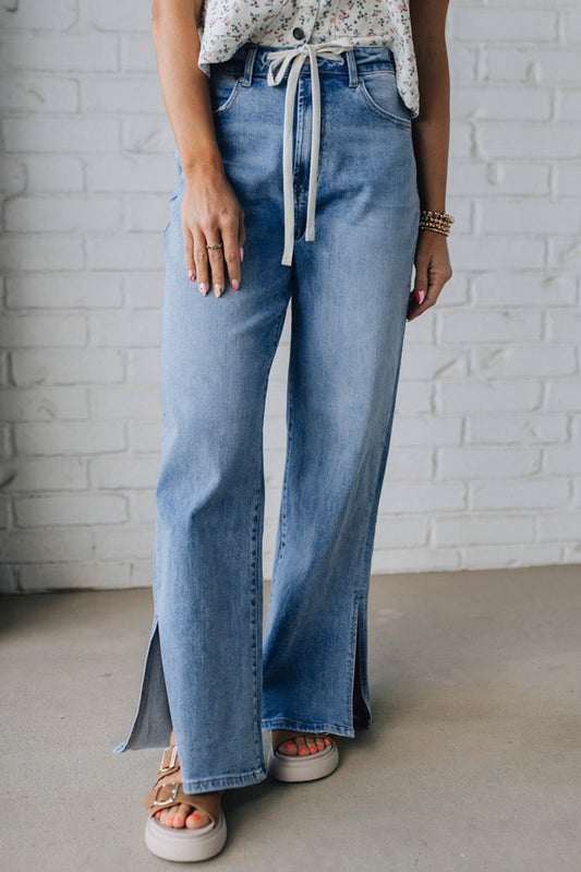 Slit Leg Casual Jeans RTS