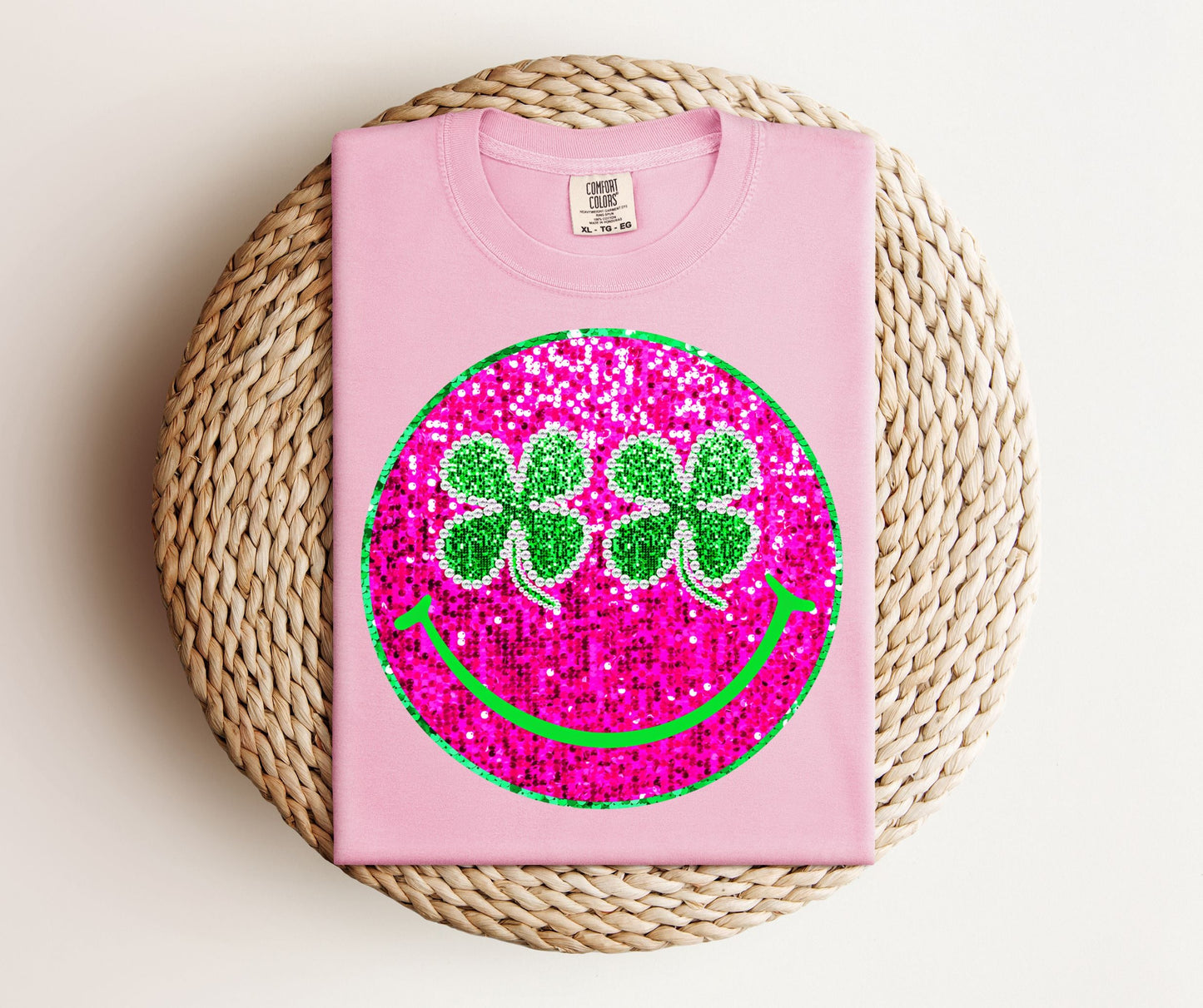 Shamrock Smiley Tee.