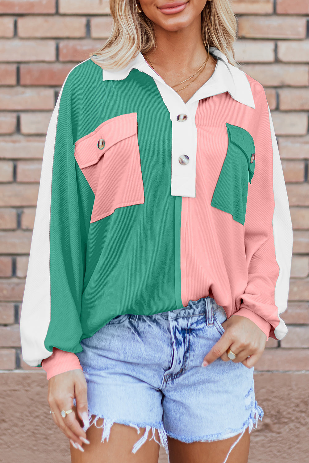 Colorblock Oversized Sweatshirt RTS