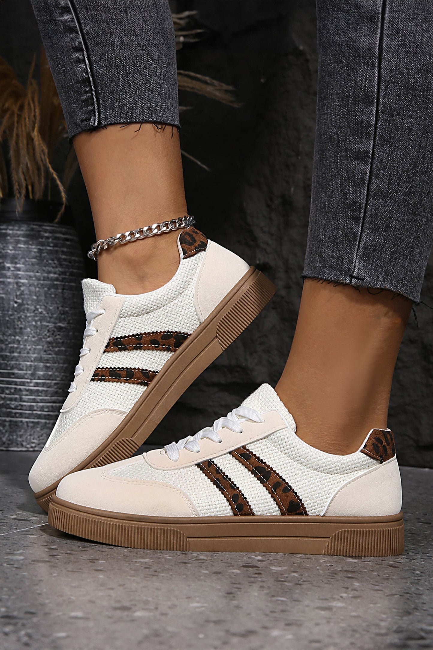 Leopard Patchwork Sneakers RTS