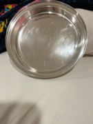 Vintage Silverplate Round Serving Tray