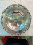 Wm. Rogers Silverplate Grape-Leaf Mint Bowl