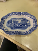 Spode Blue Italian Oval Serving Dish